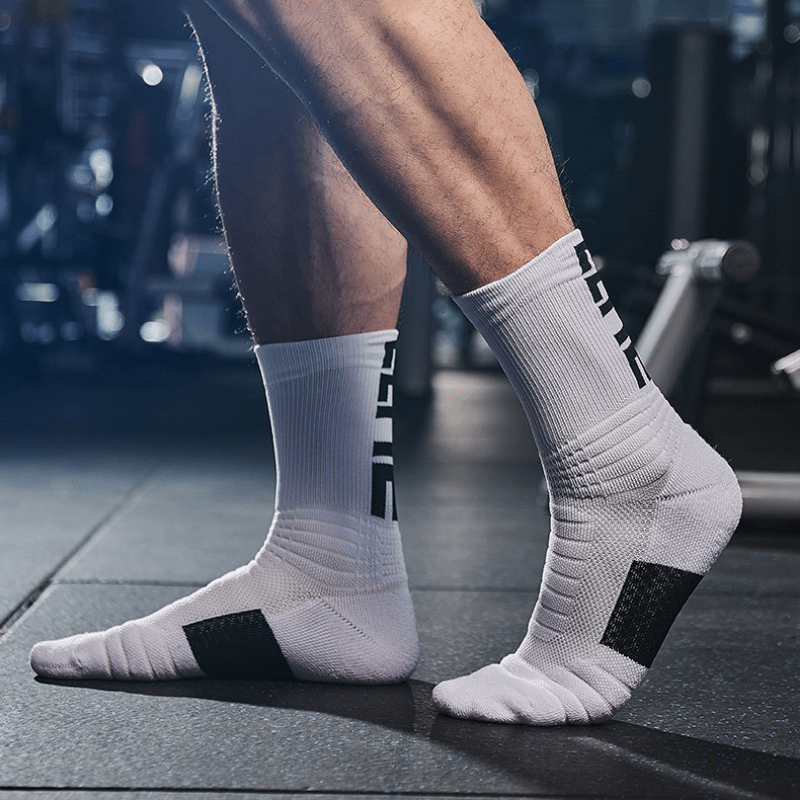 Unisex Performance Cotton Cushioned Crew Socks 3 Pack - New Balance