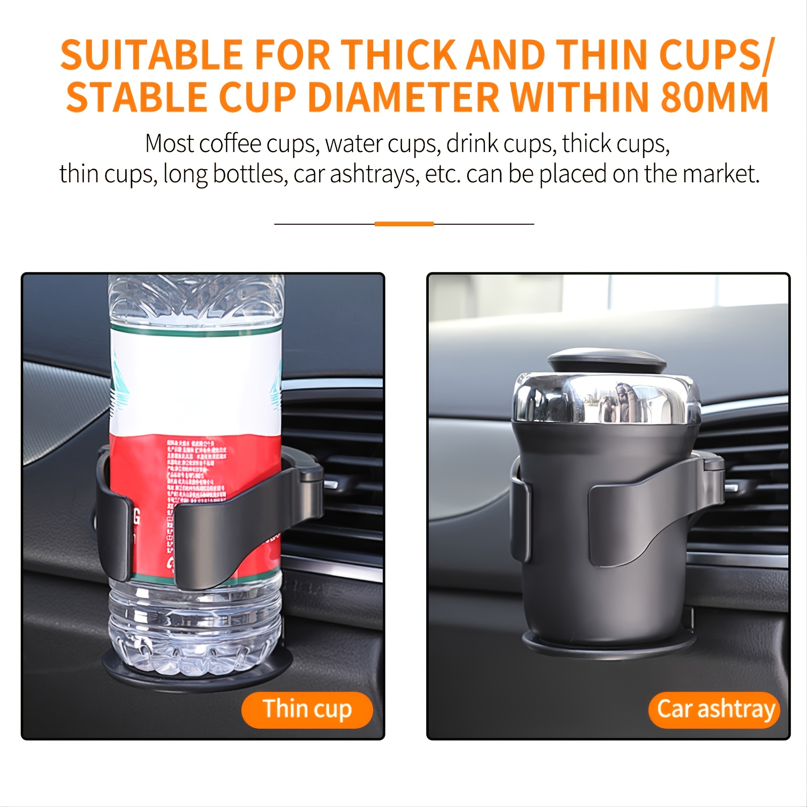 Car Drinks Holders Cup Holder Air Vent Outlet Drink Coffee Bottle