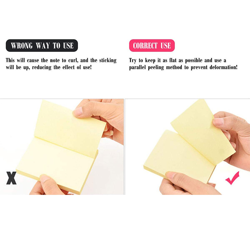 Office Supplies Sticky Notes Divider Sticky Notes Tabs ,tabbed Self-stick  Lined Bright Colors Note Pad, School Supplies 2 Pieces 120 Index Notes