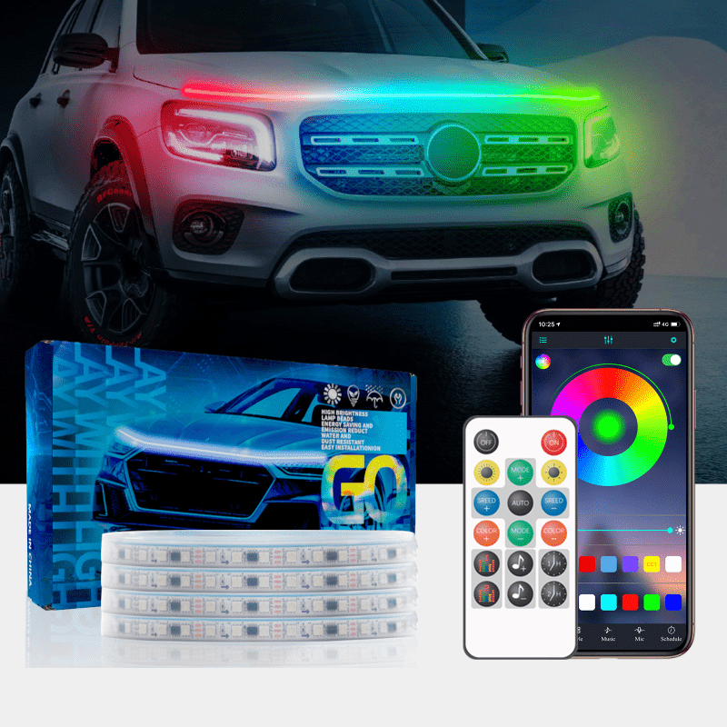 AutoStyle Éclairage d'ambiance intérieur à LED multicolores 2