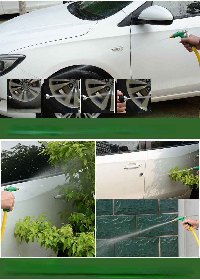 Haushalt Auto Waschen Wasser Düse Kunststoff Kleine Grüne - Temu