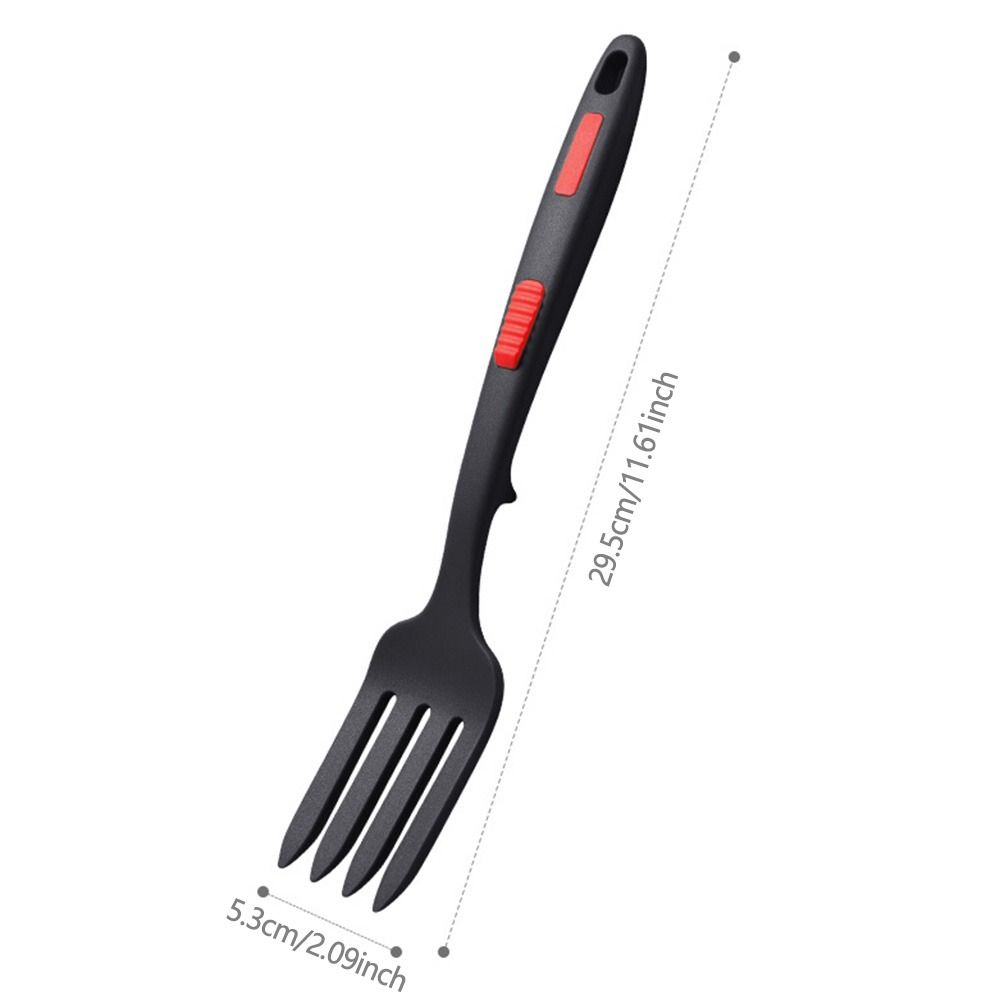 Food Grade Silicone Pasta Fork With Wooden Handle Perfect - Temu