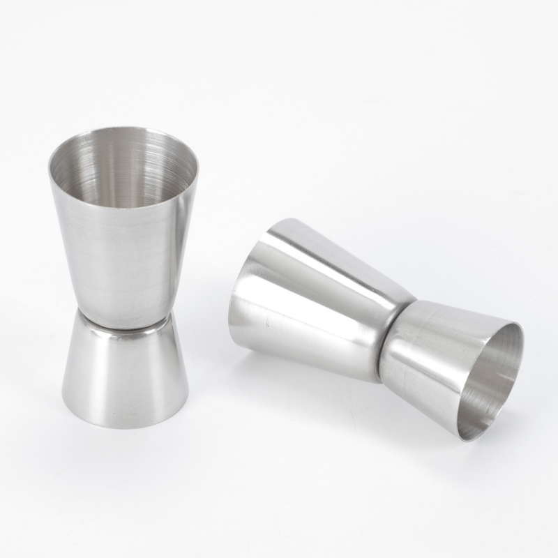 Jigger for Bartending, 2Pcs Stainless Steel Bar Whiskey Measuring Cup  Double Head Measuring Oz Cup Bartender Jiggers Cocktail Alcohol Measuring  Tools