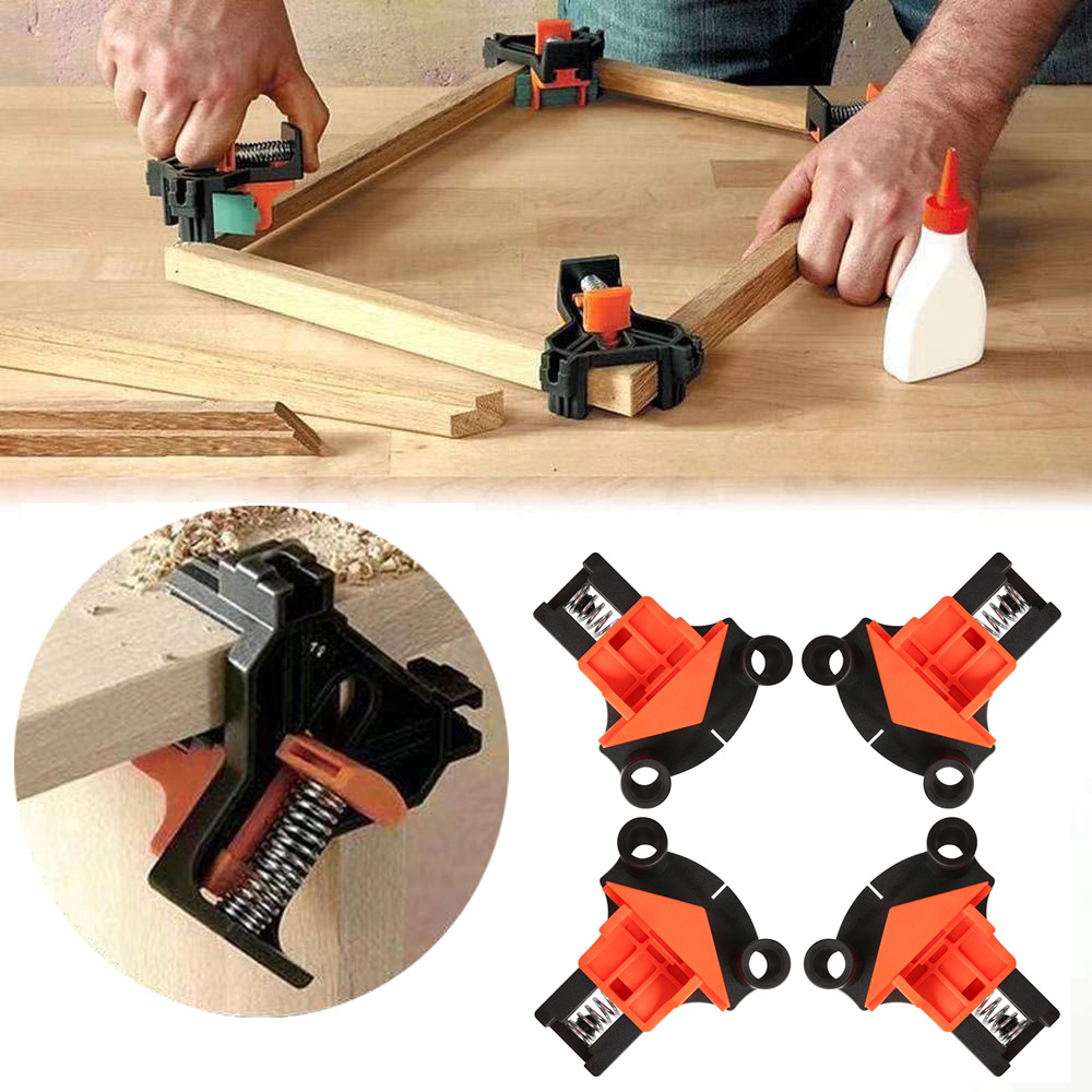 12pcs 60 90 120 Degree Woodworking Clamp Right Angle Fixing Clips ...