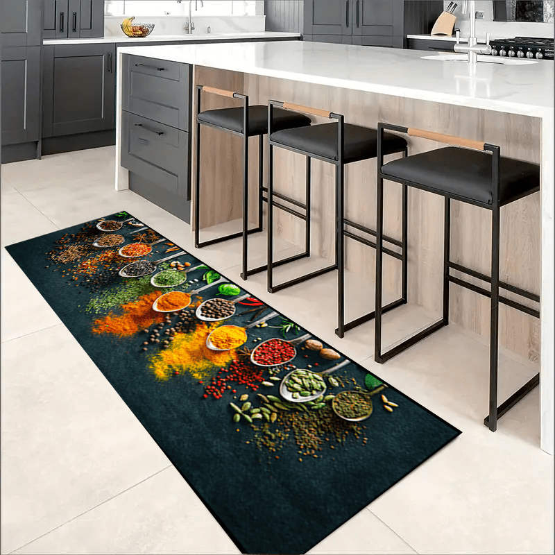 Modern Absorbent Floor Mat Anti fatigue Oil proof Kitchen - Temu Germany