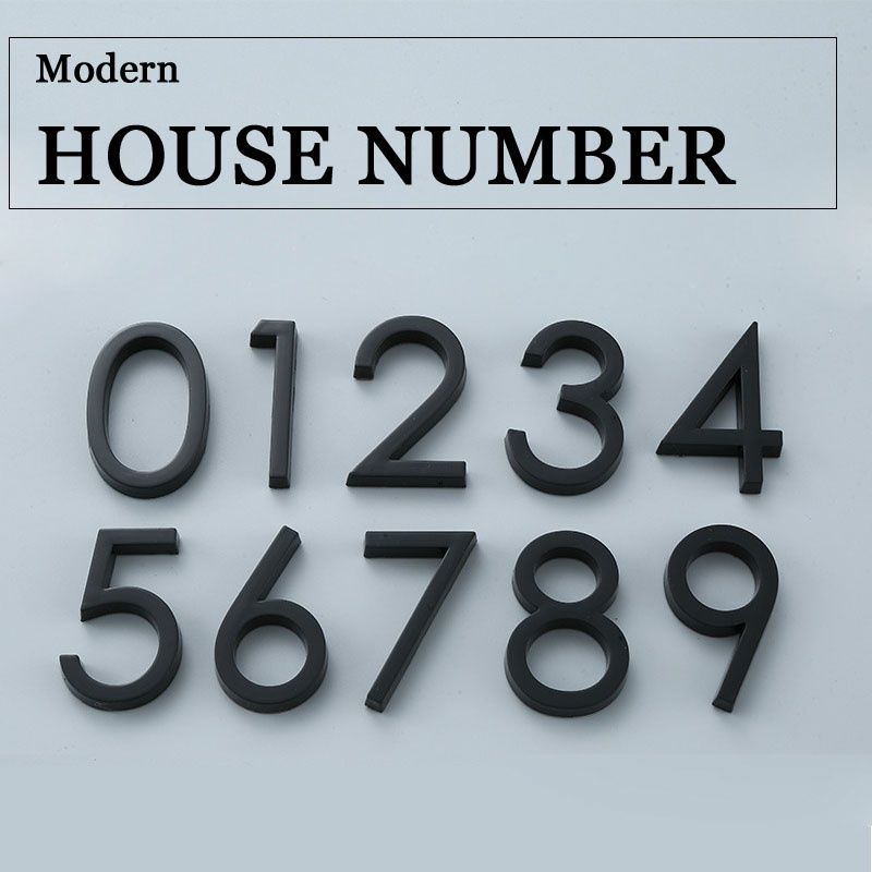 Numéros pour maisons, adhésif pour boîte aux lettres extérieure, chiffres  0-9, auto-adresse en vinyle, autocollants réfléchissants à 5 chiffres,  Dragon - AliExpress
