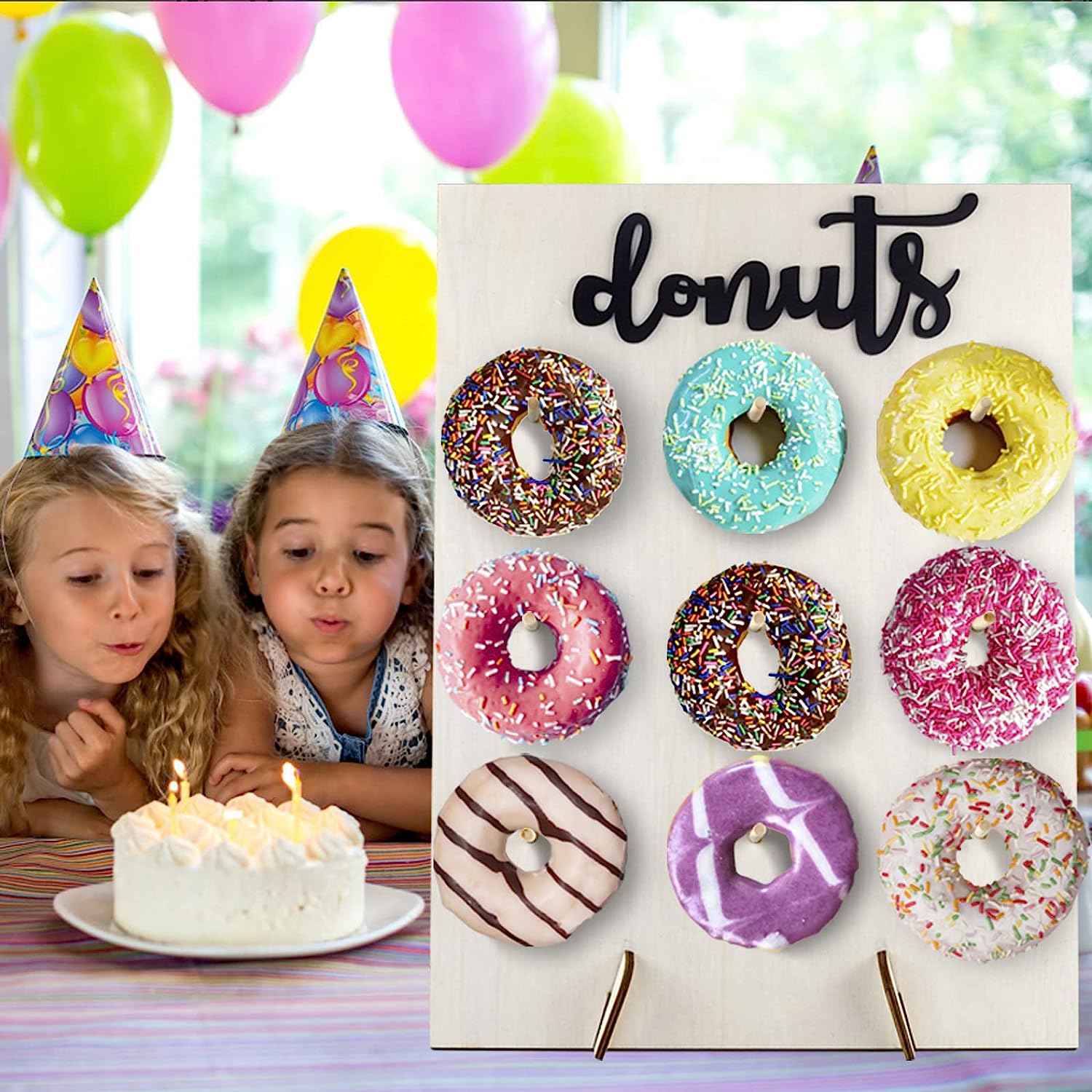 Soporte Madera Donuts 3 Piezas, Perfecto Decoraciones Cumpleaños, Bodas  Fiestas - Deporte Aire Libre - Temu