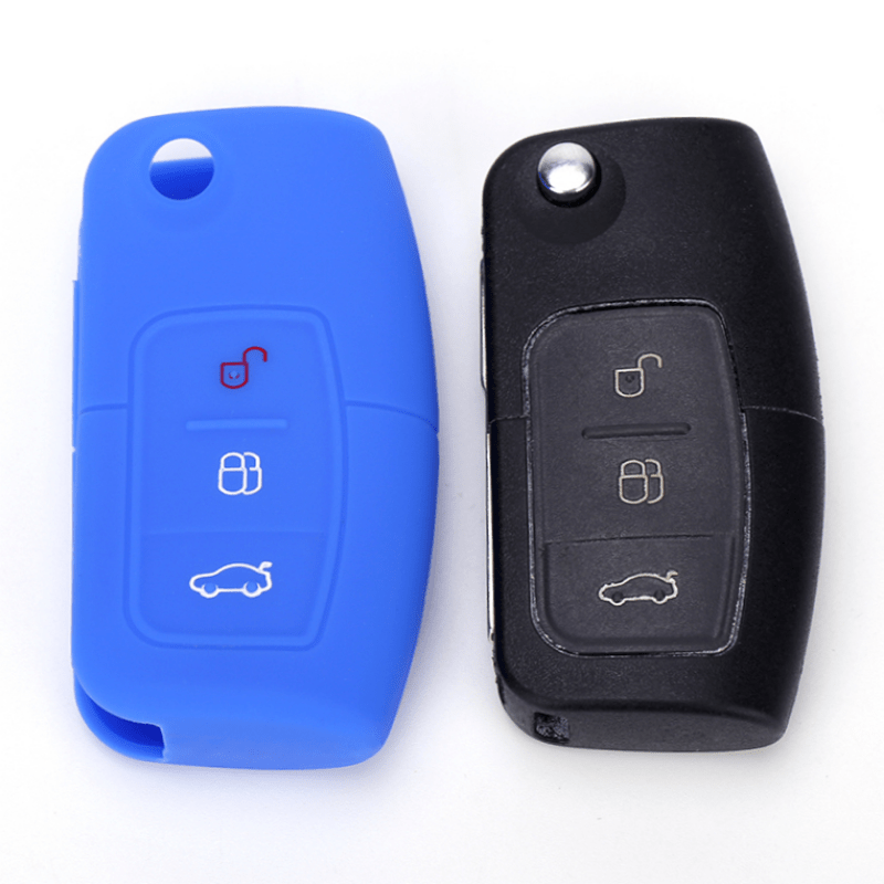 Housse clé télécommande housse protection pour Ford Focus Fiesta Kuga  Mondeo ble