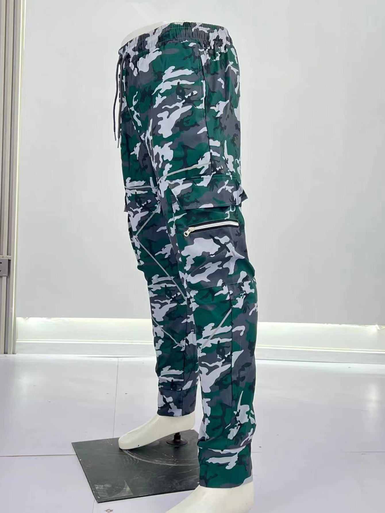  Tealun Mens Jogger Otoño Lápiz Harem Pantalones Hombres  Camuflaje Militar Pantalones Sueltos Cómodo Cargo Pantalones Camo Pantalones  Azul M : Ropa, Zapatos y Joyería