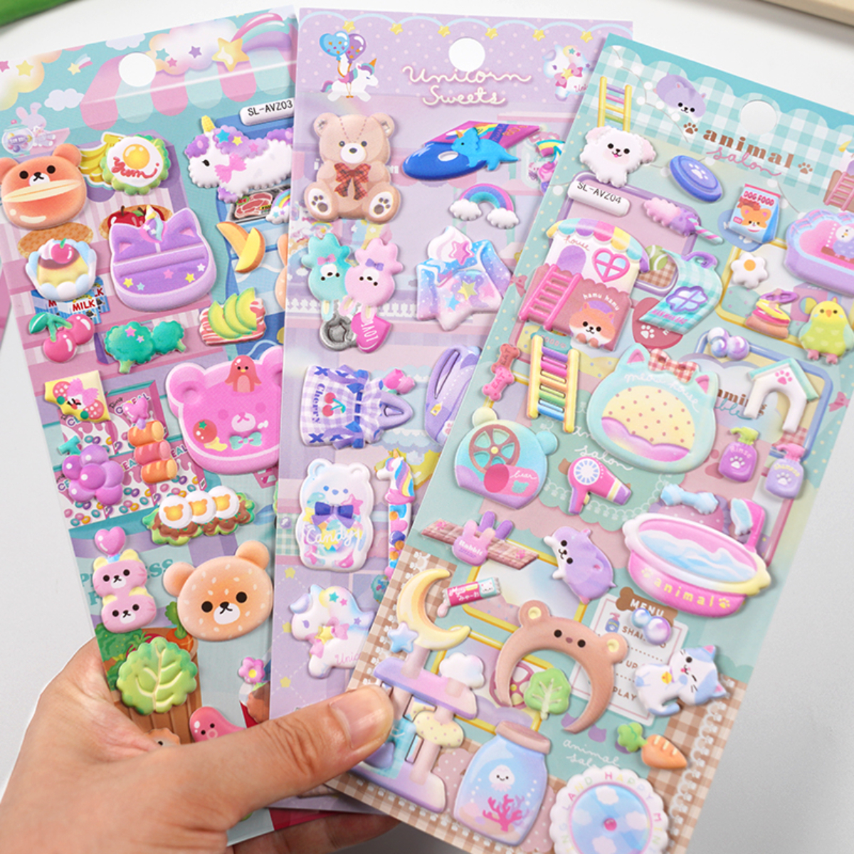 1pcs Cute Colorful Bubble Series Stickers Ins Basis Dot Laser Decoration  Sticker Diary Scrapbooking DIY Album Kawaii Stationery