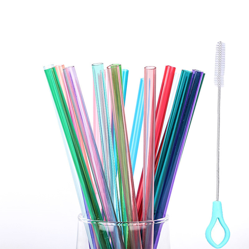 Plastic Straws Long Rainbow Colored Reusable Plastic - Temu United Arab  Emirates