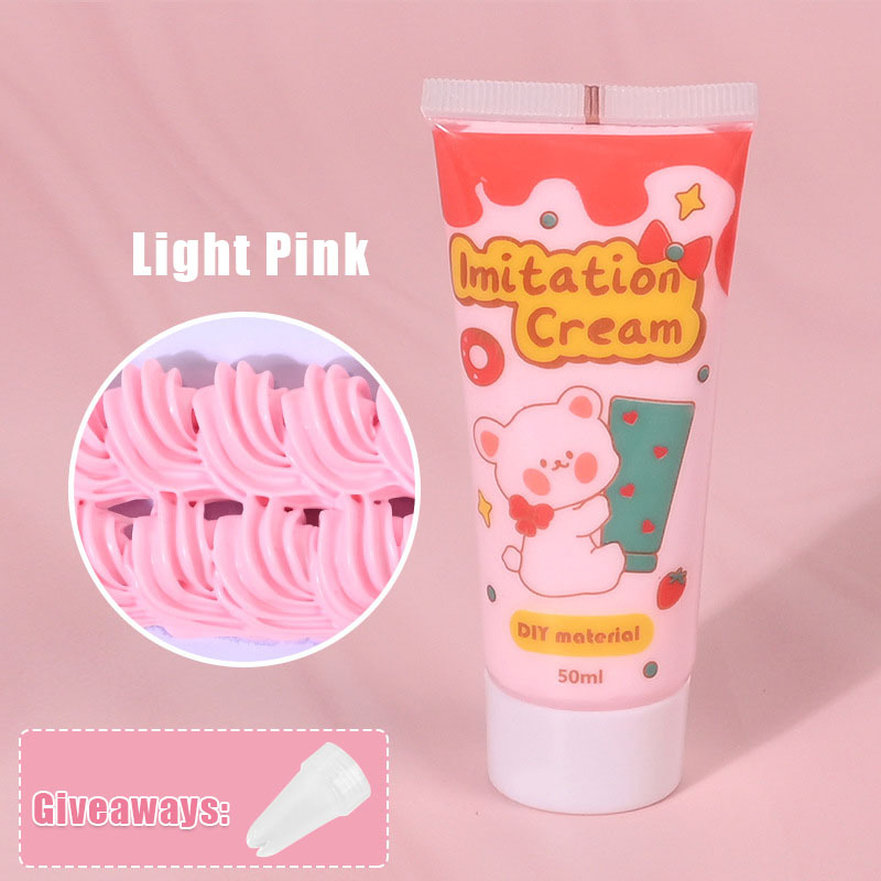 Diy Plastic Imitation Cream Glue For Acrylic Key Chain Hair - Temu