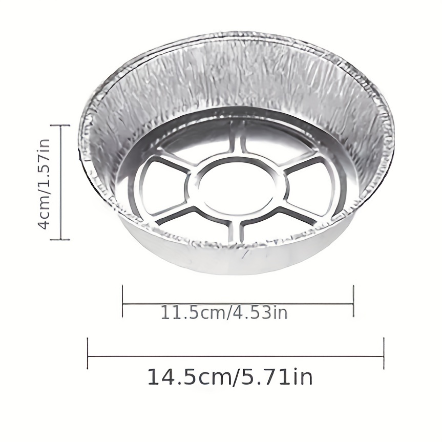 Aluminum Foil Tin Box Round Aluminium Foil Trays Containers Air