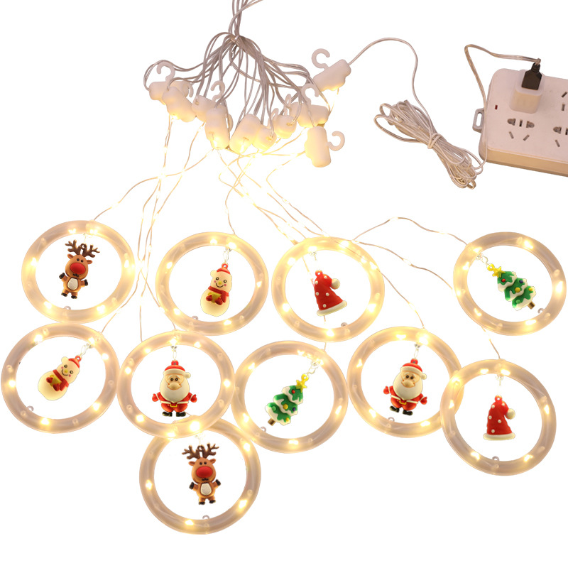 Led Christmas Tree Ice Strip Lights Led Leather Wire Ice - Temu