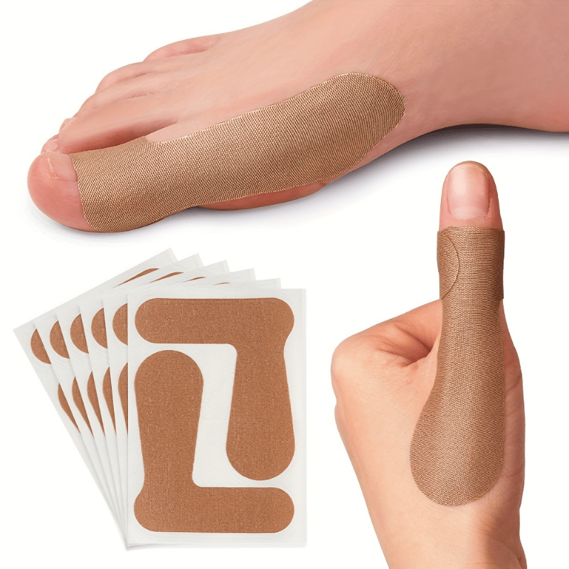 4 Packs Thumb Joint Patch Thumb Stretchy Athletic Tape Self Sheath Patch  For Thumbs Fingers Toes Protection, Shop On Temu And start Saving