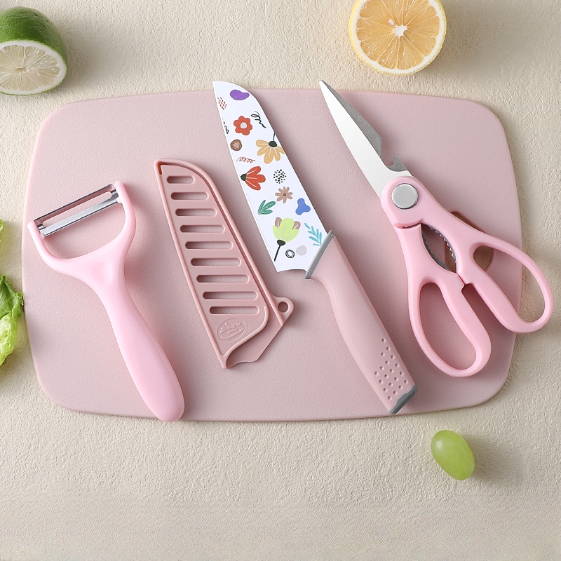 Ceramic Knife 2Pcs/Set Kitchen Knives Peeler Set Plastic Handle
