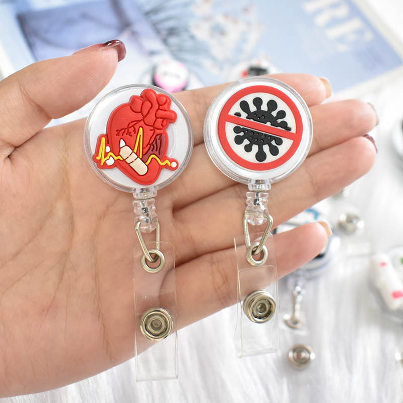 3PCS Nurse/Doctor Retractable Badge Reels - Cute & Stylish Name Tag Card  Holder Accessories for Hospitals & Offices