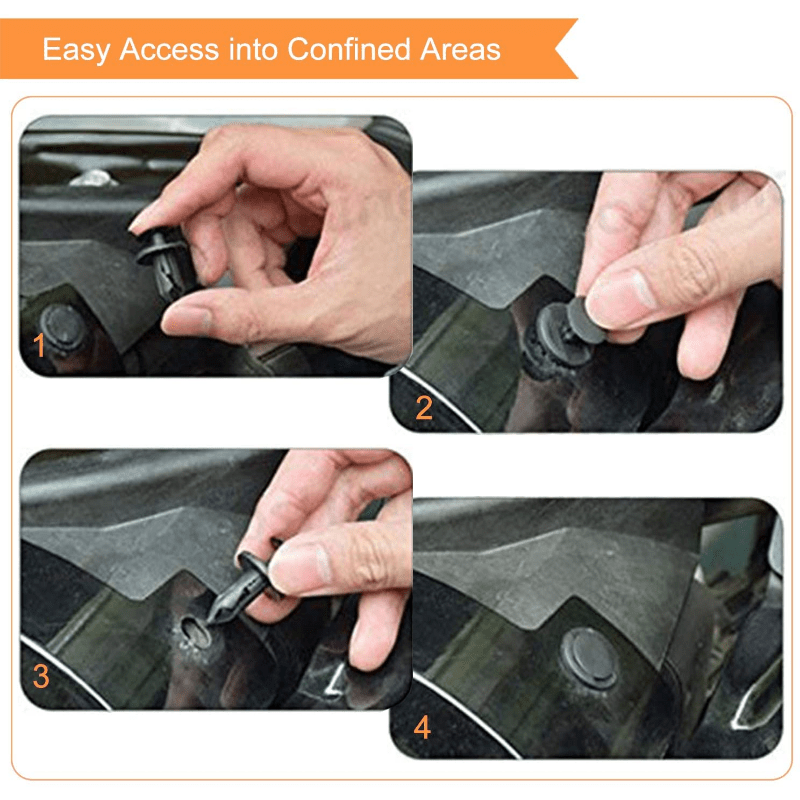 Car Hole Plastic Rivets Fastener Push Clip Vehicle Door - Temu