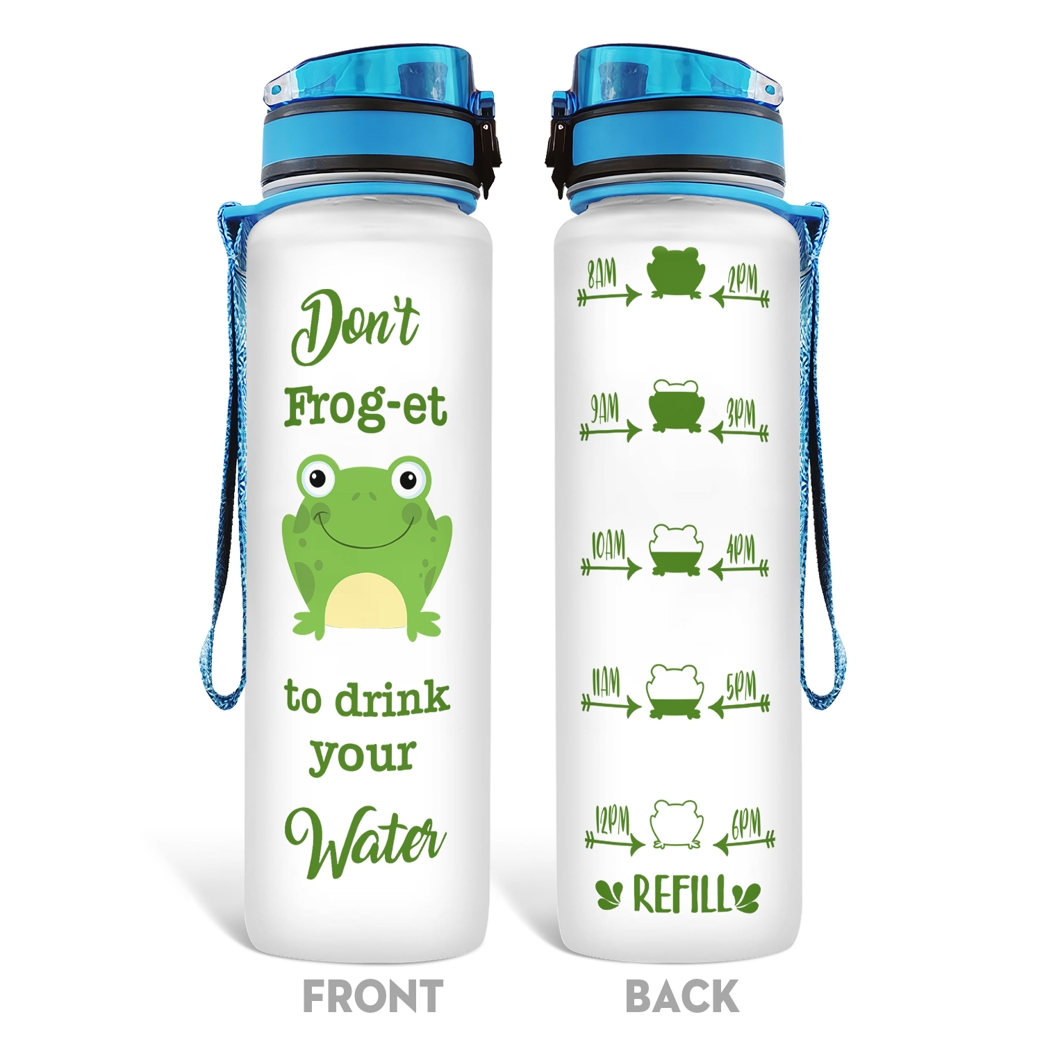 Frog Liter Motivational Water Bottle With Time Marker, Gifts For Women  Girls Frog Lovers On Birthday Mother's Day - Temu Australia
