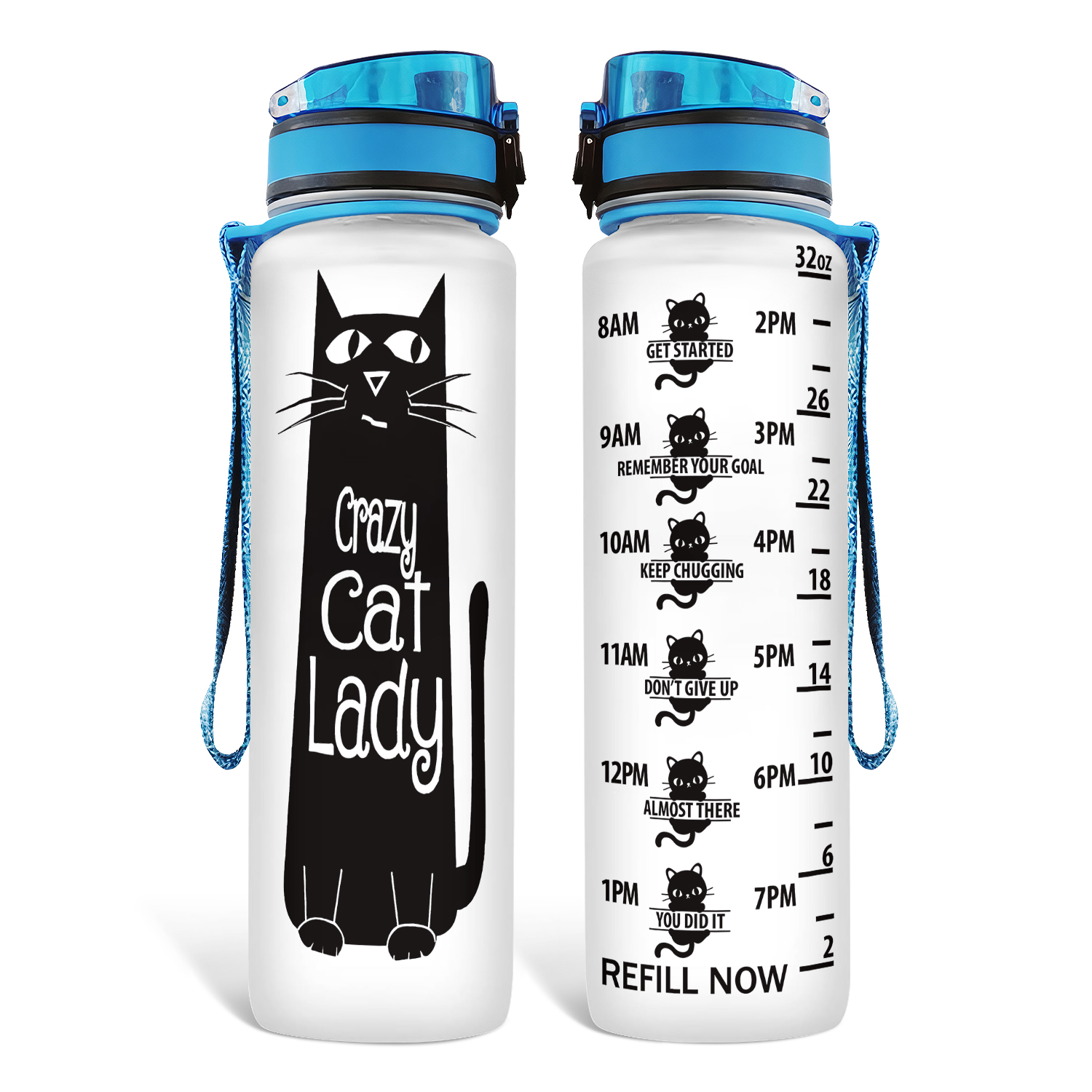 Motivated + Mad Stainless Steel Water Bottle