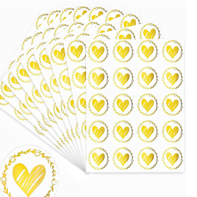 Small Heart Shape Stickers - Scrapbooking Stickers, Gift Packaging
