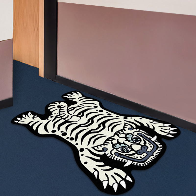 Alfombra con estampado de tigre, tigre, nueva alfombra antideslizante,  alfombras multicolores para sala de estar, alfombras de dormitorio, alfombra  de lujo para el hogar moderno, alfombra de piso -  España