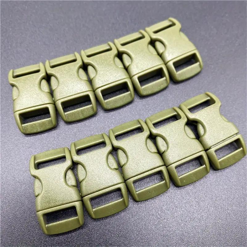 100 ~ 3/8 Paracord Buckles Contoured Side Release - Paracord