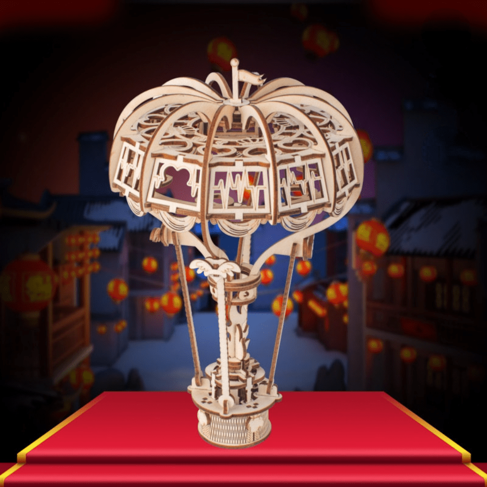 Quebra-Cabeça de Madeira 3D - Magia do Natal