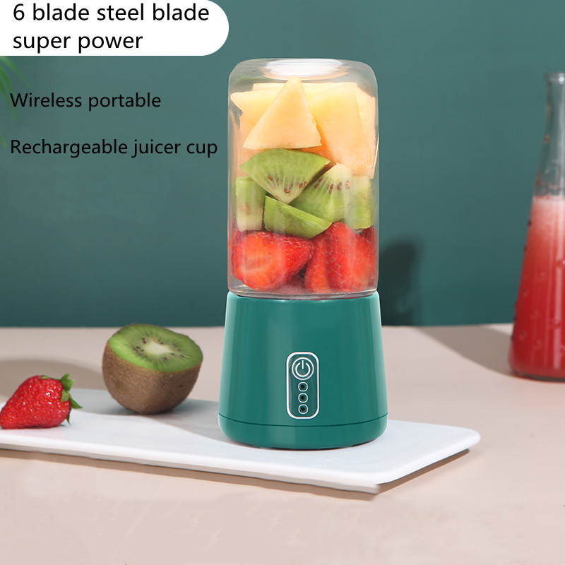 300ml Mini Juicer Portable Wireless USB Rechargeable 1200mAh Juice