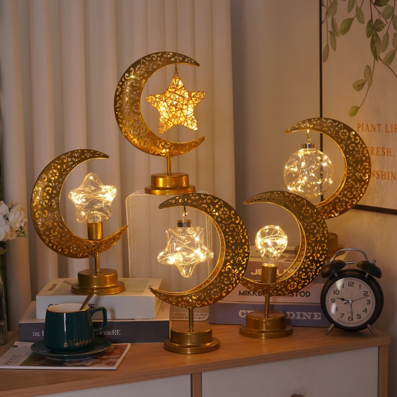 LED Golden Metal String Lights Decor Ambiance Lamp - China Golden