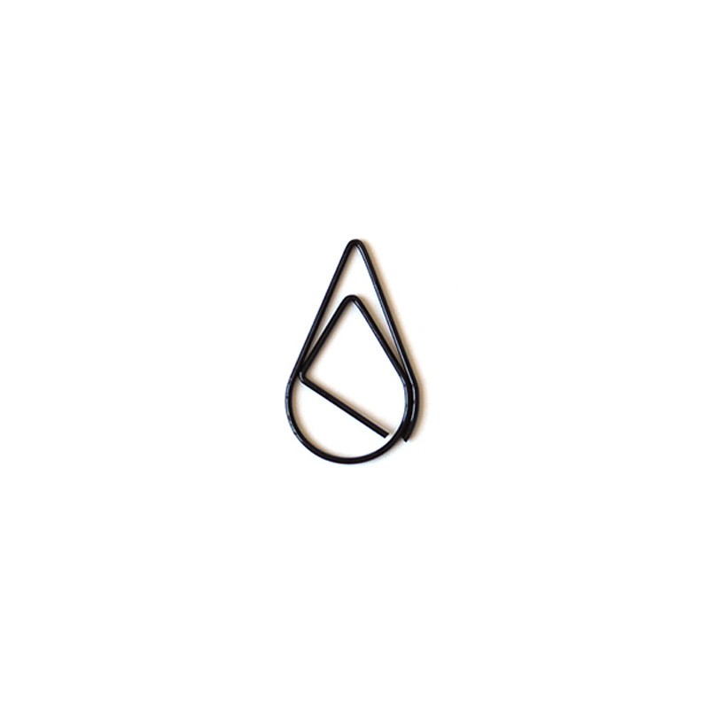 Trumpet Water Drop Shape Clip Metal Bookmark Paper Clip Message Folder