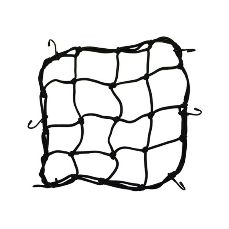 

30*30cm Elasticated Bungee Cargo Luggage Package Net With 6 Hooks For Rear Bicycle Bag Basket, Bike Cycling Accessory Jc