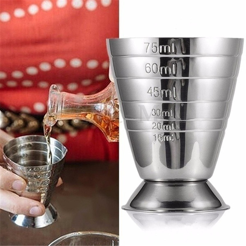 Cocktail Shaker Tumbler Milk Tea Wine Spirit Mixer Measuring Cup Bartender  Cup