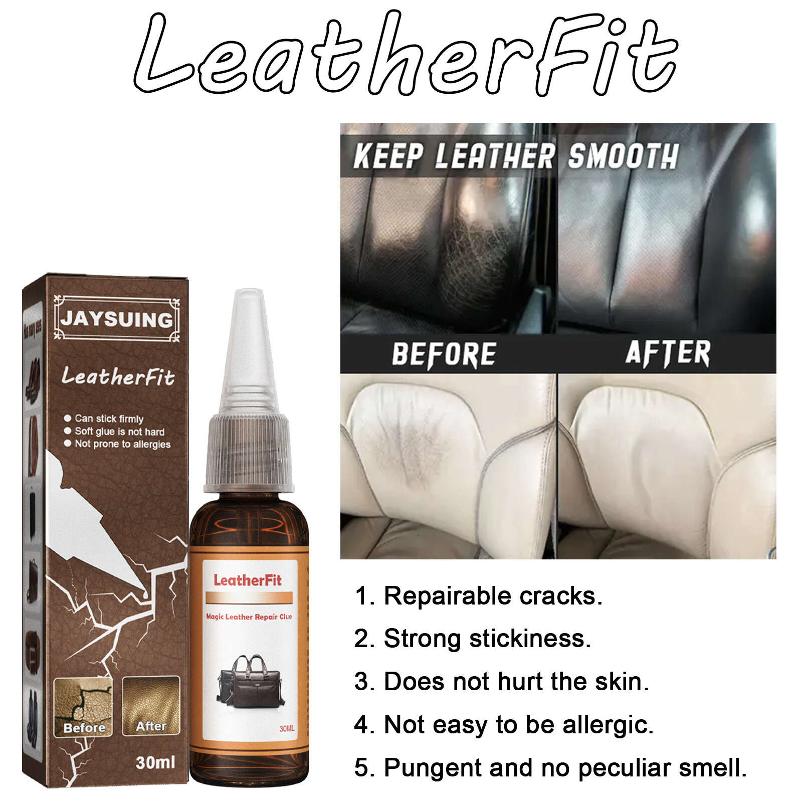 Leather Special Glue Leather Refurbishment Repair Agent - Temu