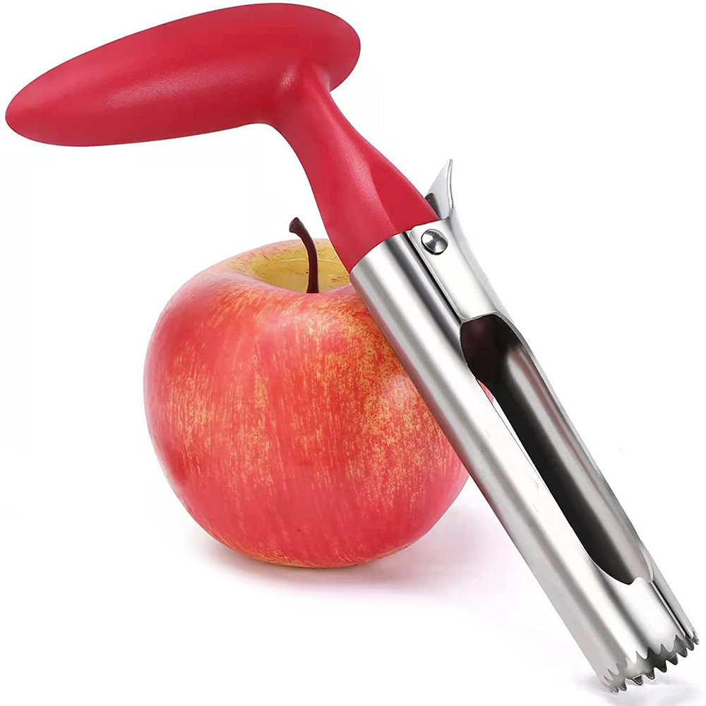 Apple Slicer Corer, Stainless Steel Apple Corer with 8 Sharp Blade, Fruit  Cutter Divider with Easy Grip Anti Slip Handle, Kitchen Tool for Apples