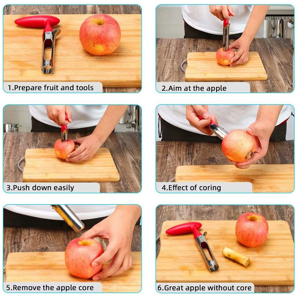 Effortlessly Core And Pears With Stainless Steel Corer - Perfect For  Kitchen Gadgets And Fruit & Vegetable Tools - Temu