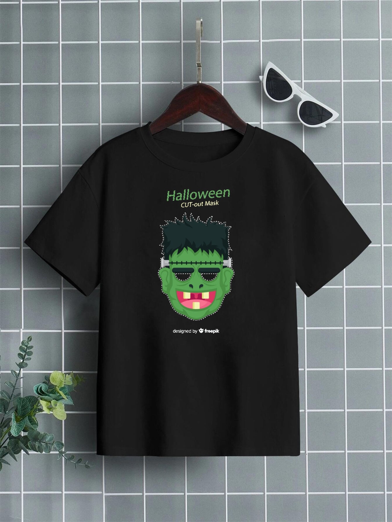 Halloween Green Monster Print Boys Creative T-shirt, Casual Lightweight  Comfy Short Sleeve Tee Tops, Kids Clothings For Summer - Temu Belgium