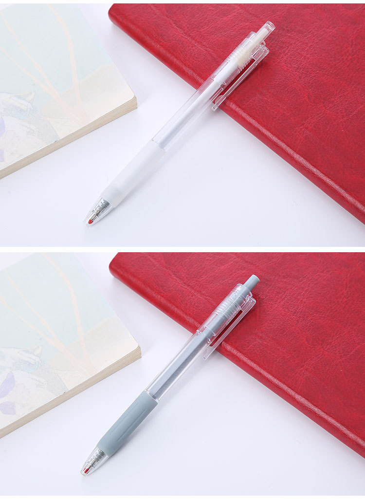 Morandi Color Press Rollerball Pen Cute Muji Style Perfect - Temu