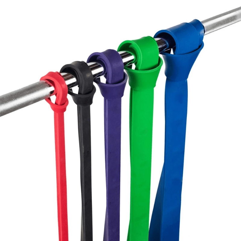 Comprar Bandas de cuerda de tensión multifunción para ejercicios de Fitness,  cinta elástica, bandas de resistencia para el hogar, Pedal elástico de 4/6  tubos para tobillo