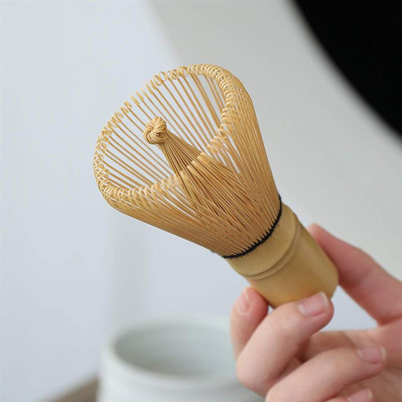 1pc Matcha Green Tea Powder Whisk - DIY Grinder with Bamboo Brush for  Kitchen Coffee and Tea Brewing