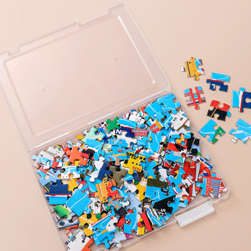 Puzzle Storage Box Toy Building Block Sorting Box - Temu