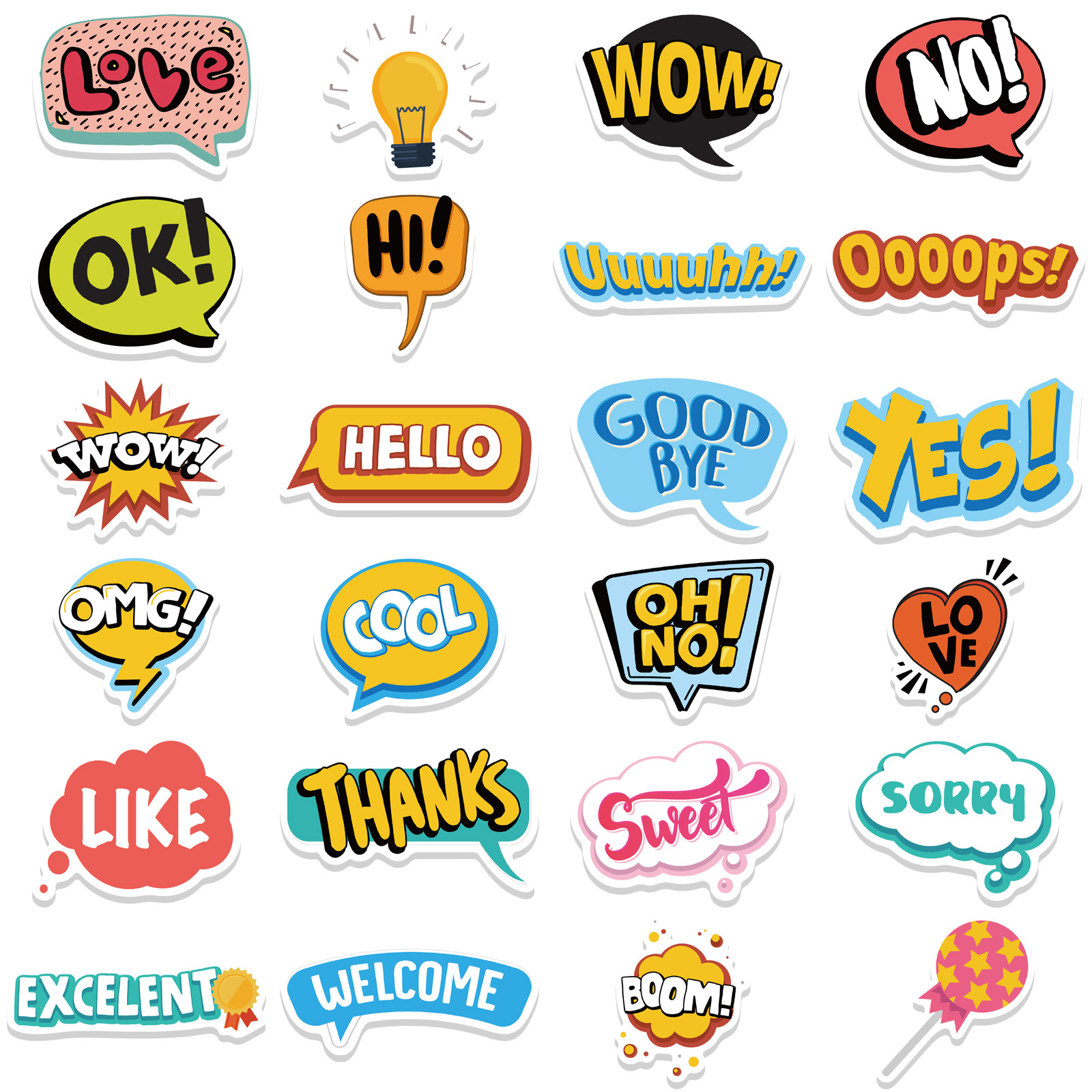 Surprise Text Stickers Cool Room Diy Waterproof Decoration - Temu