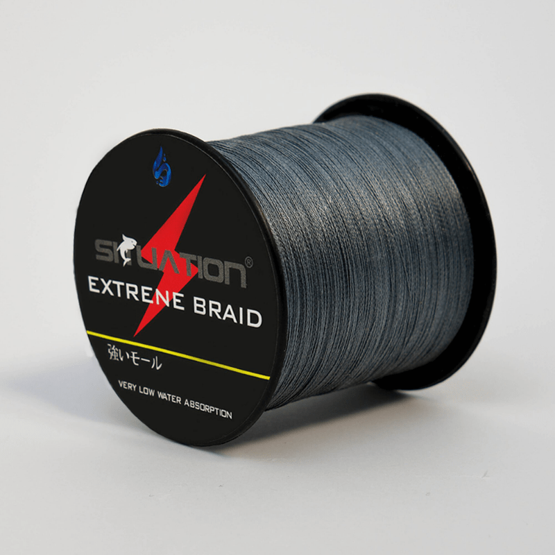 300m/328yds X4 Braided Fishing Line, PE Multifilament Fishing Line With  6-100LB (2.72-45.36KG) Max Drag, Suitable For Saltwater & Freshwater Fishing