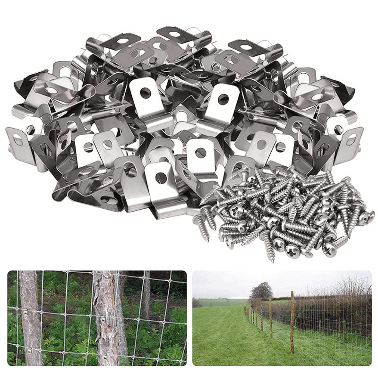 Fence Wire Clamps Agricultural Fencing Mounting - Temu