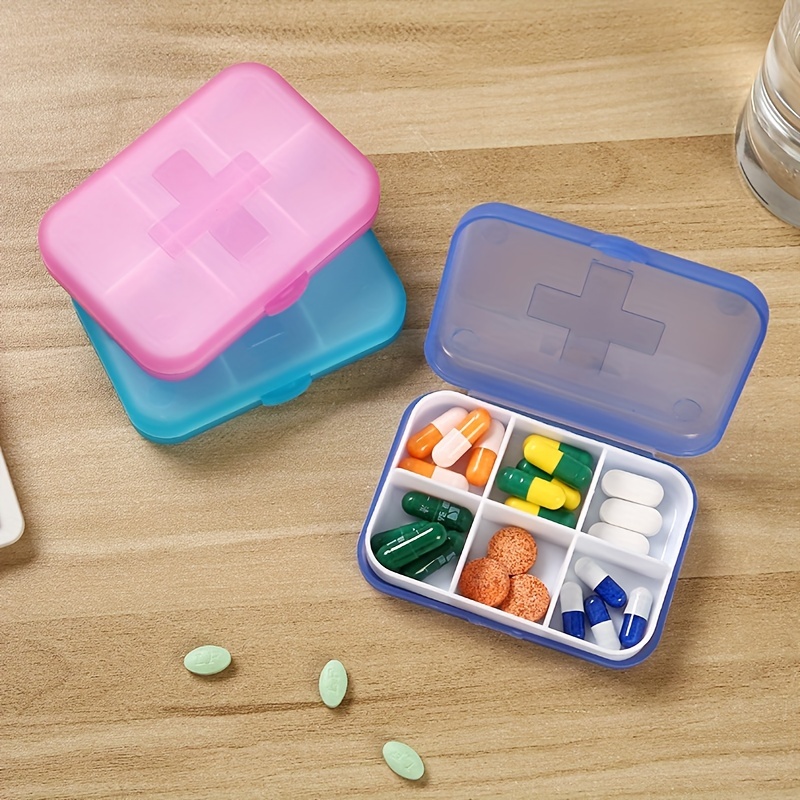Portable Plastic Pill Organization Box Dust Free Pill - Temu New Zealand