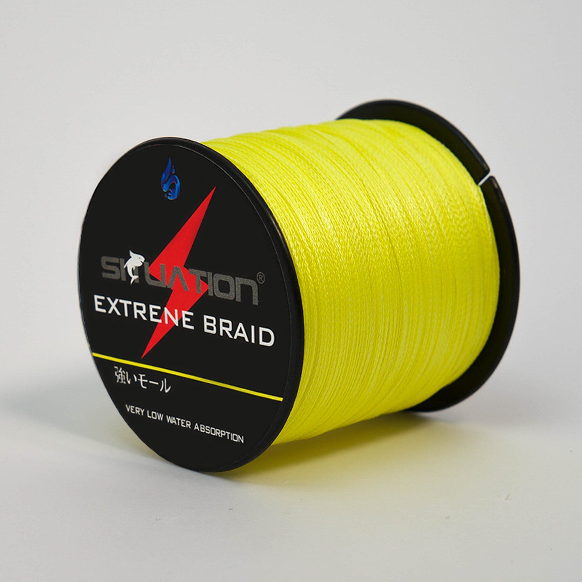 Camo Yellow Weave Strong Braided Fishing Line Fishing Line PE Braided 4  Strands
