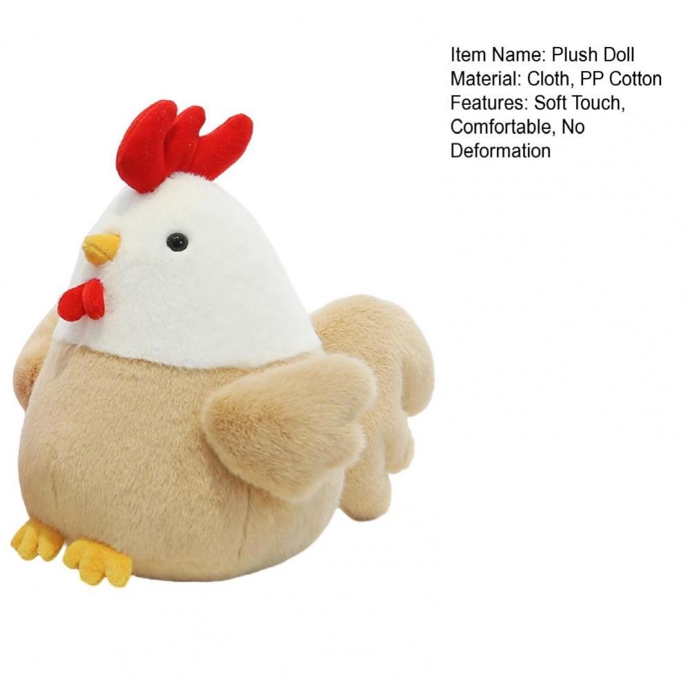 Pollo relleno peluche Pascua Lindo gallo peluche Peluche Pollo Peluche  Animal peluche Peluche Peluche Peluche Juguetes Pollo Regalos para la  mayoría de las personas (lindo St