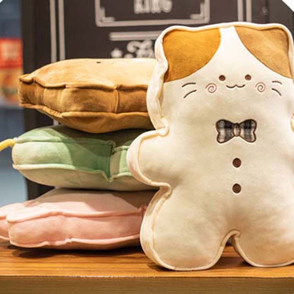 Ins Cute Cushion Kawaii Throw Pillows Bear Cat Plush Toy Office