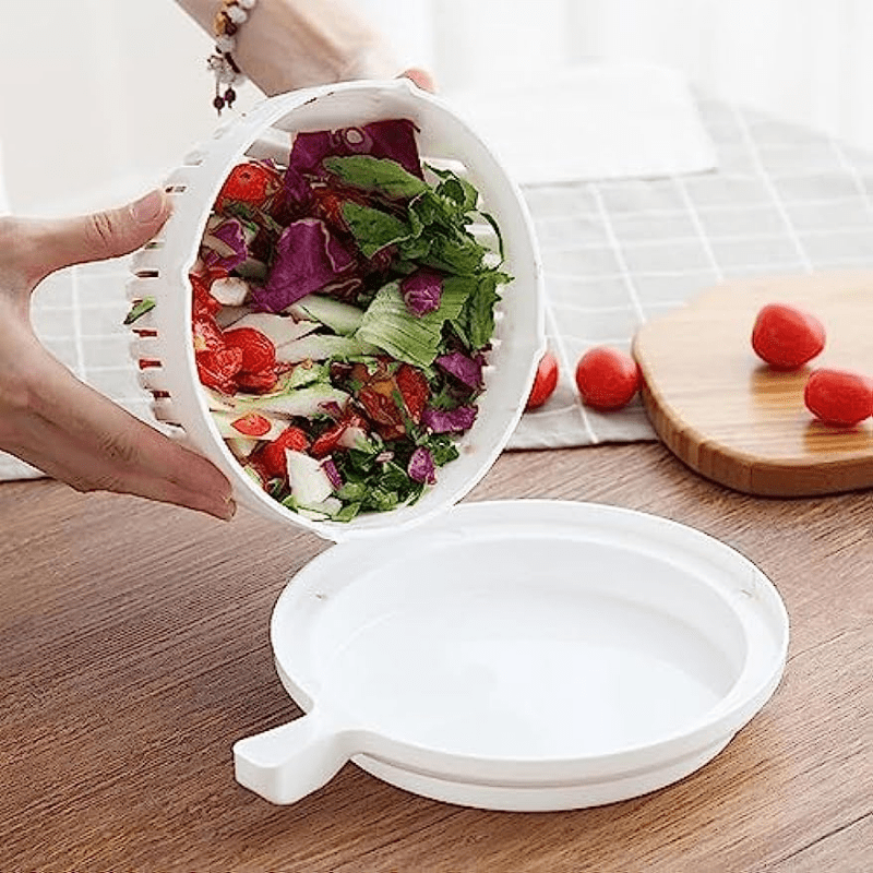 Salad Cutter Bowl, Salad Maker Tools, Fruit Vegetable Chopper