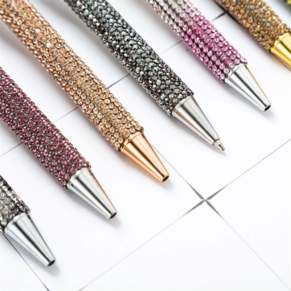 Wholesale Large 19 Carat Diamond Metal Diamond Ballpoint Pen Perfect For  School, Office, Weddings, And Parties Fashionable Girls Gift With Big  Crystal Accents Fast Shipping With DHL From Prettyrose, $0.8